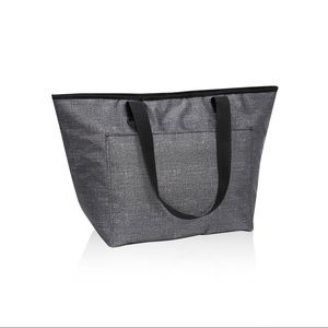 Thirty-One Tote-Ally Thermal. Charcoal Crosshatch